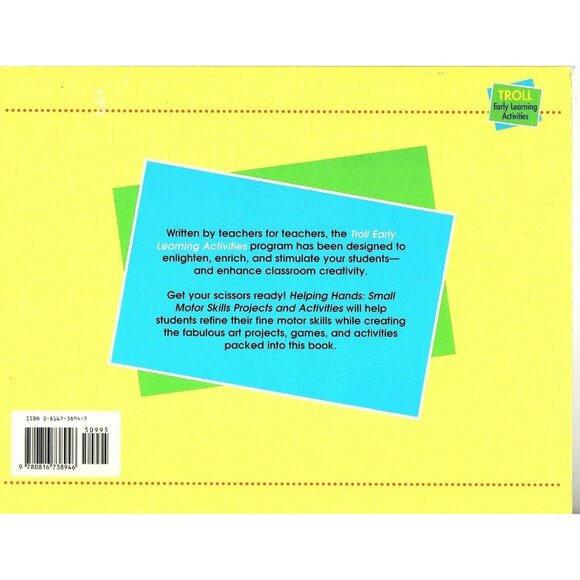 Troll Early Learning Helping Hands Small Motor Skill Projects Teachers Guide - Picture 2 of 2